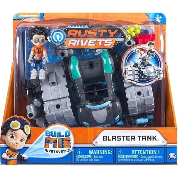 Nikelodeon Other - Rusty Rivets Blaster Tank Playset Brand New Sealed